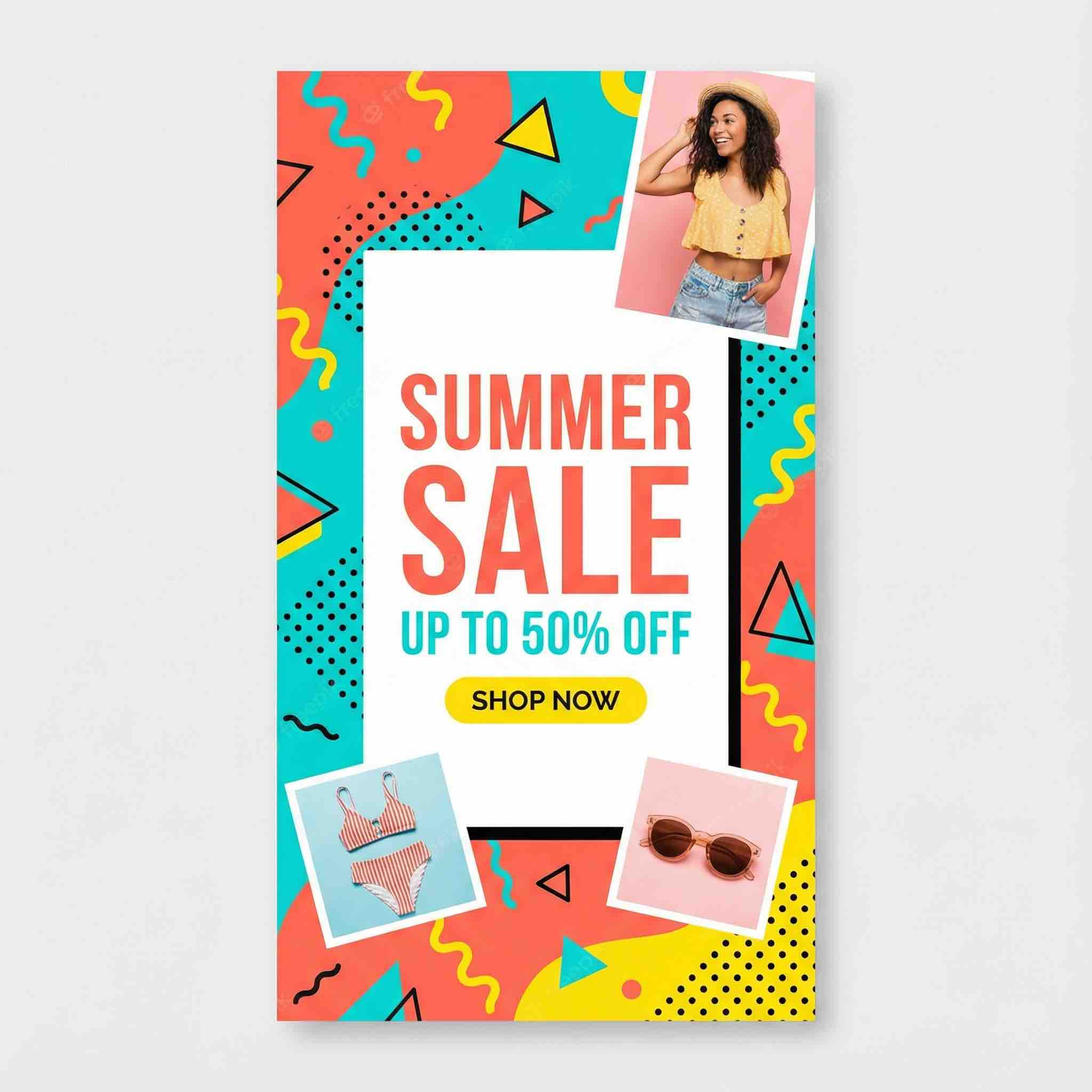 Summer Sale Story - GraphicArt AI Design